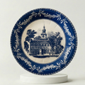 The Independence Blue Paper Salad Plates | pkg of 10